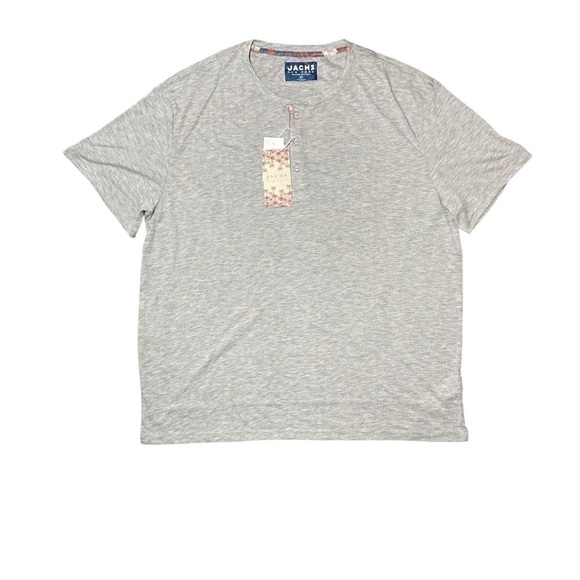 Nwt Jachs Grey Short Sleeve Tee Mens 2XL - Picture 1 of 10